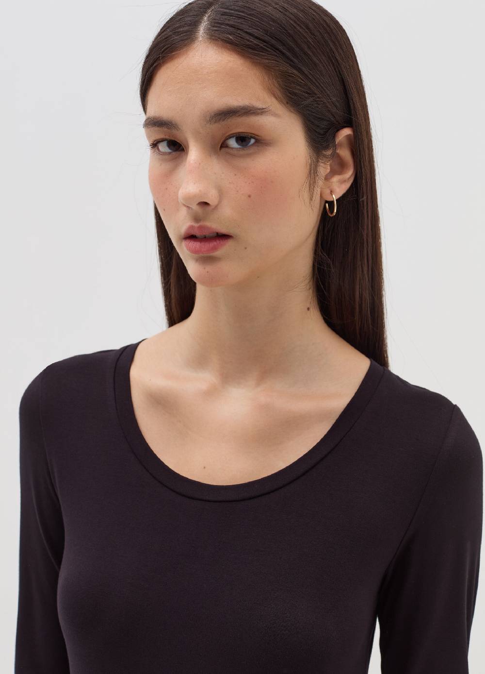 OVS T-shirt a maniche lunghe in viscosa stretch Negozi Online