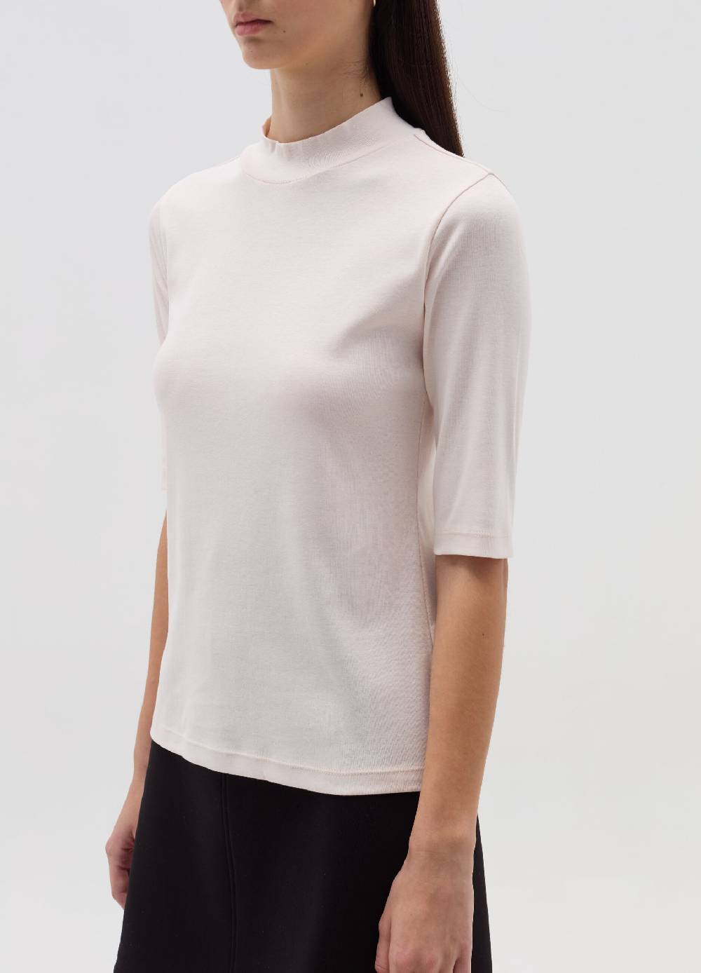 OVS T-shirt mock neck con maniche al gomito Prezzo Ridotto