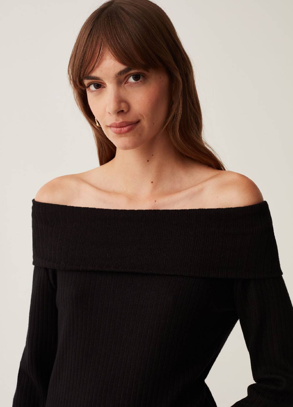 OVS T-shirt a coste piatte con spalle scoperte Sconto