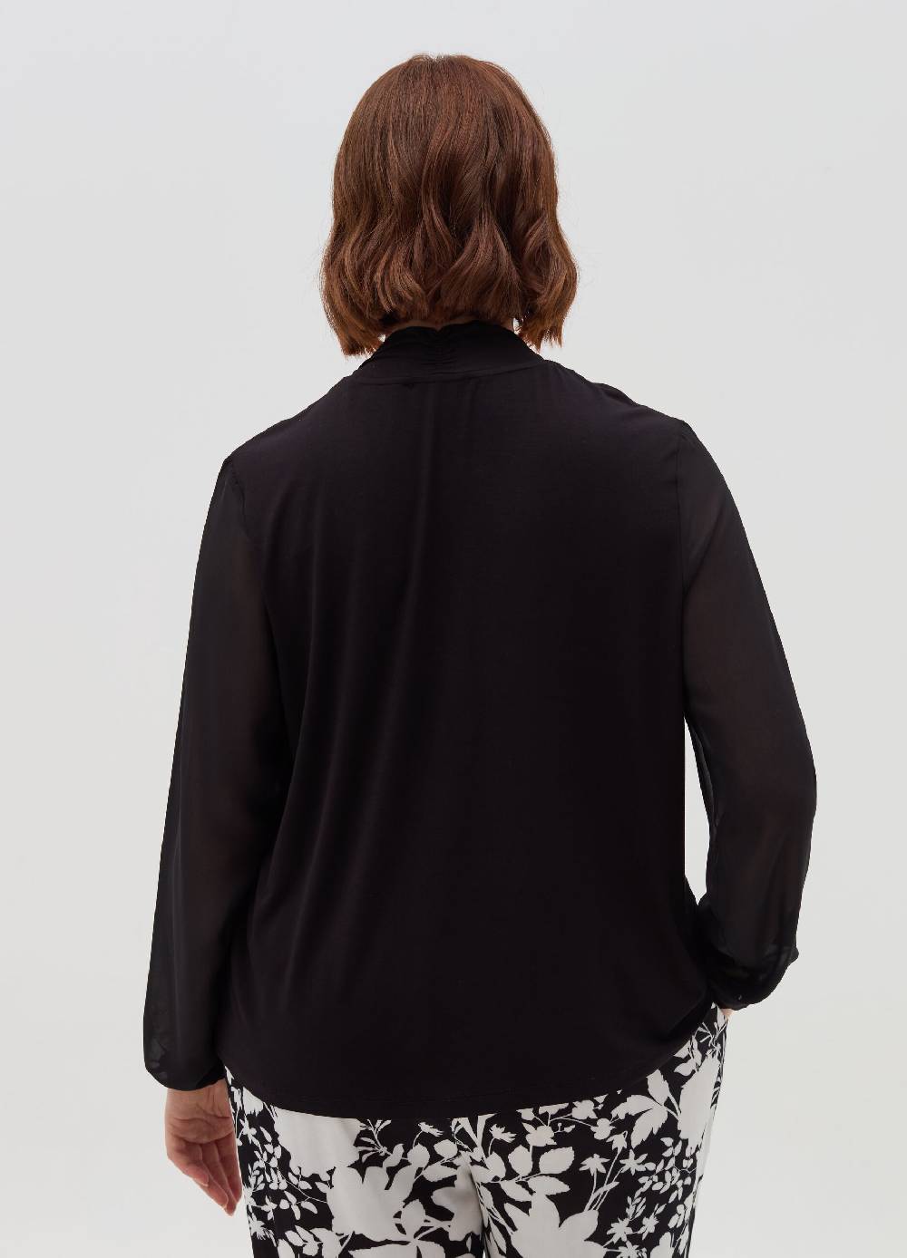 MYA T-shirt in viscosa stretch con nodo Curvy Offerte