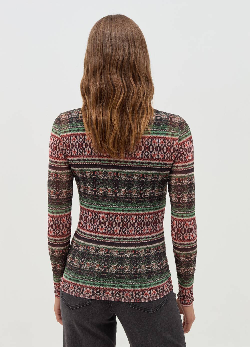 NICOL CARAMEL T-shirt premaman con stampa all-over Pezzi Unici