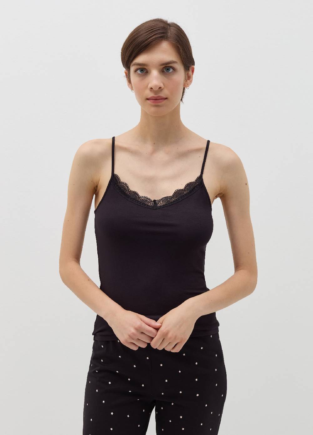 OVS Canotta in viscosa stretch con pizzo Negozi Online