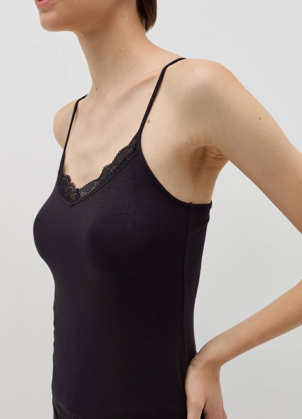 OVS Canotta in viscosa stretch con pizzo Negozi Online
