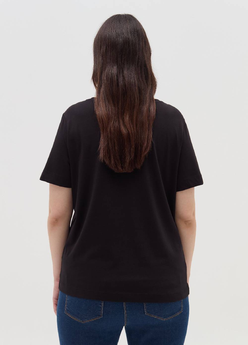 MYA T-shirt con ricamo lurex Curvy Consegna Veloce