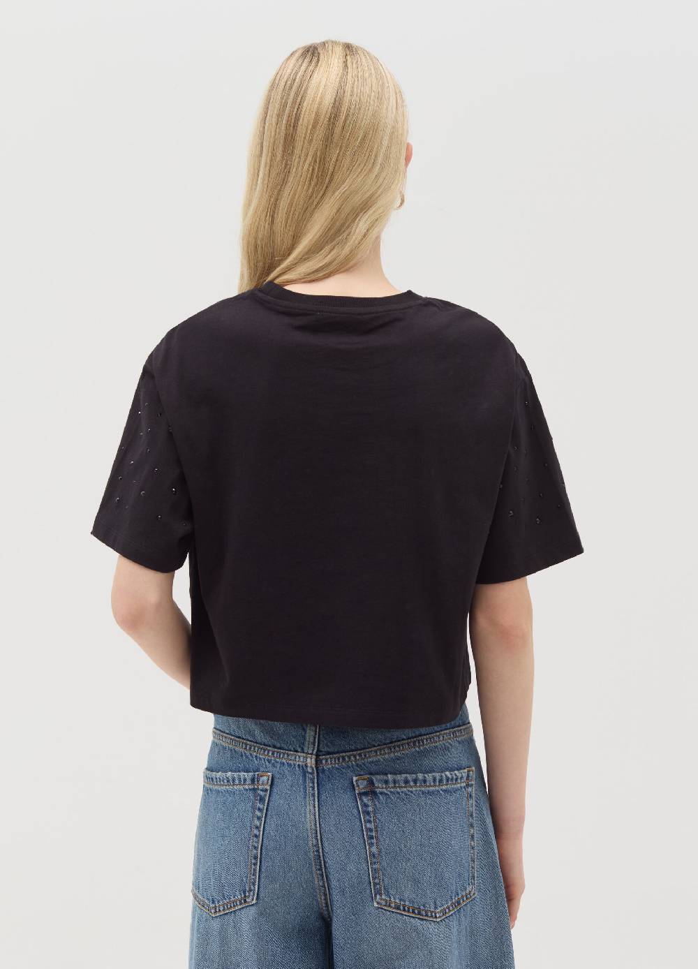 OVS T-shirt in cotone con strass Affare Del Giorno