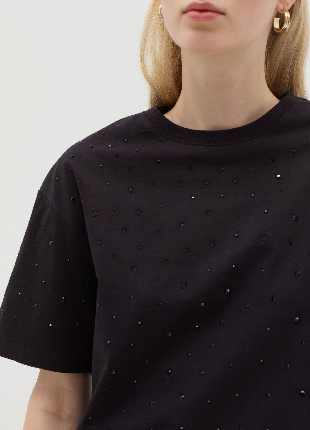 OVS T-shirt in cotone con strass Affare Del Giorno