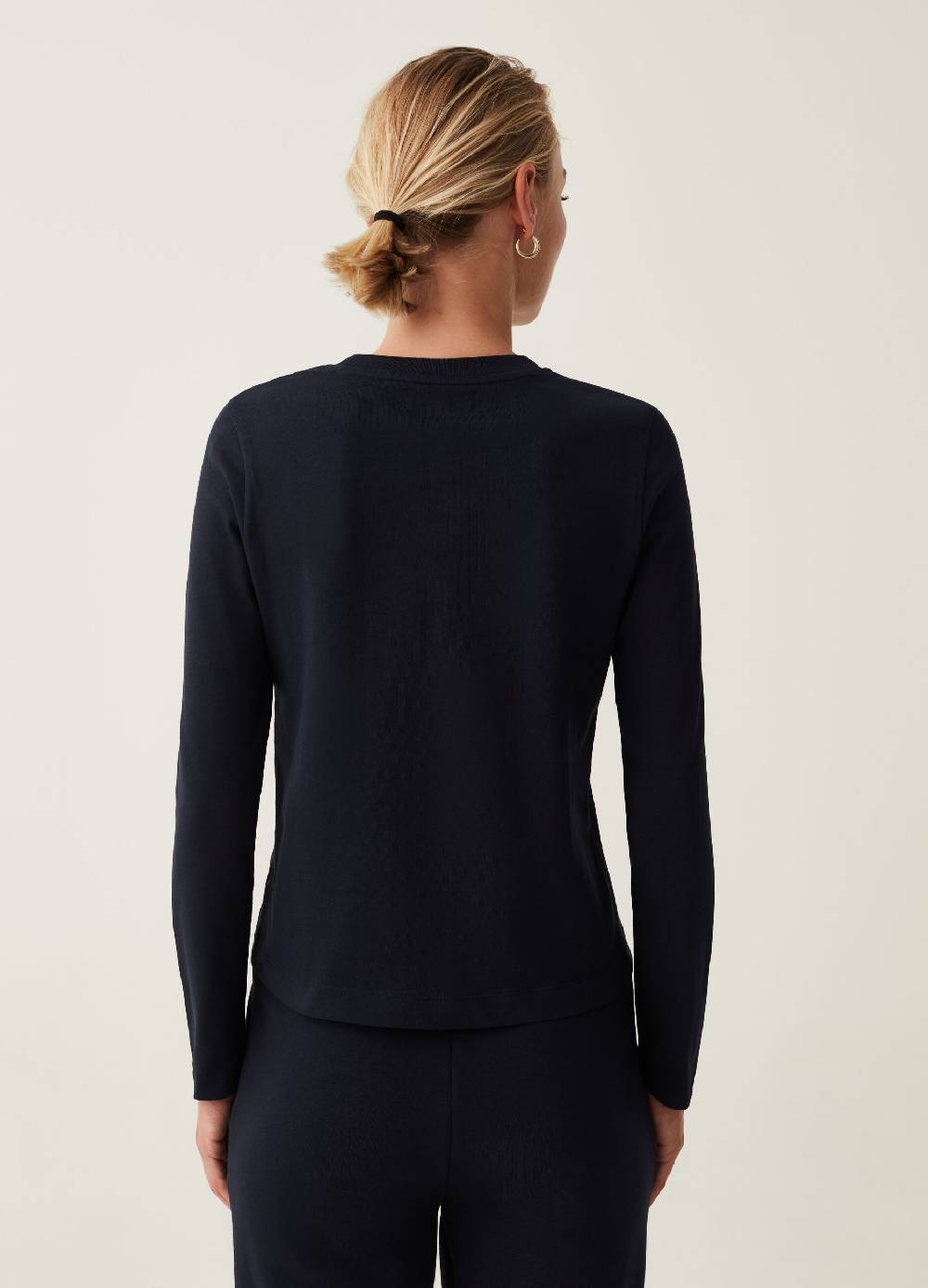 OVS T-shirt a maniche lunghe in cotone Saldi