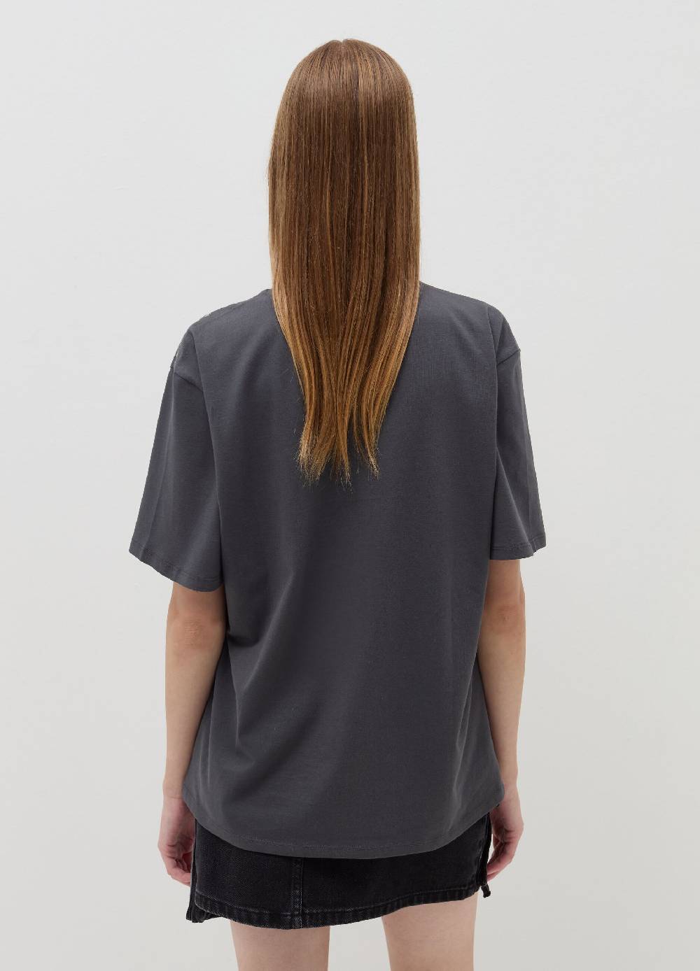 B. ANGEL T-shirt relaxed fit con stampa in foil Vendita Calda