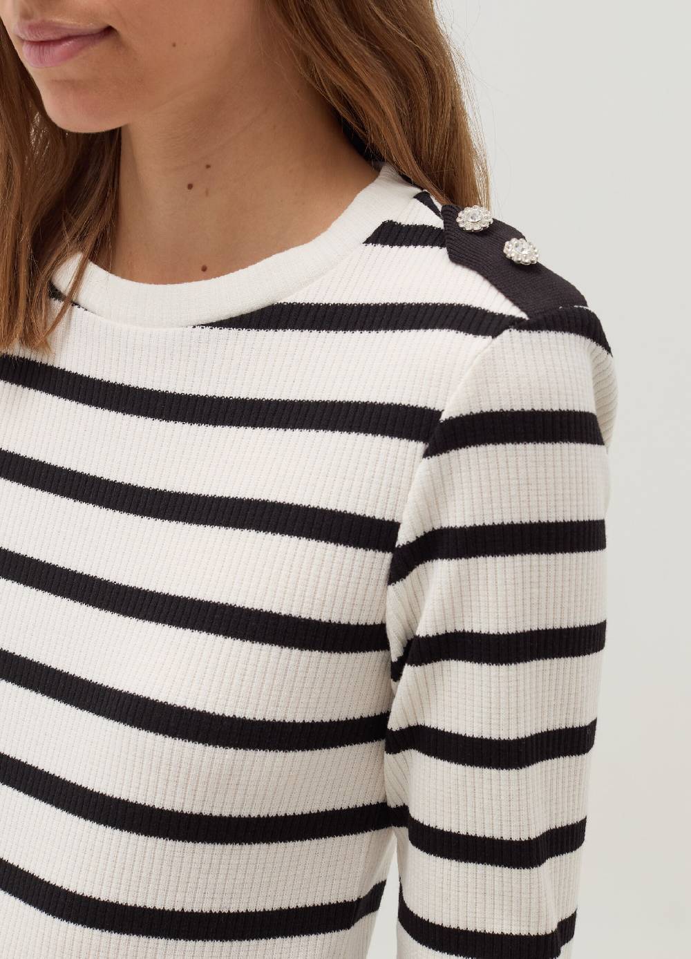 OVS T-shirt a maniche lunghe con bottoni gioiello I Più Venduti