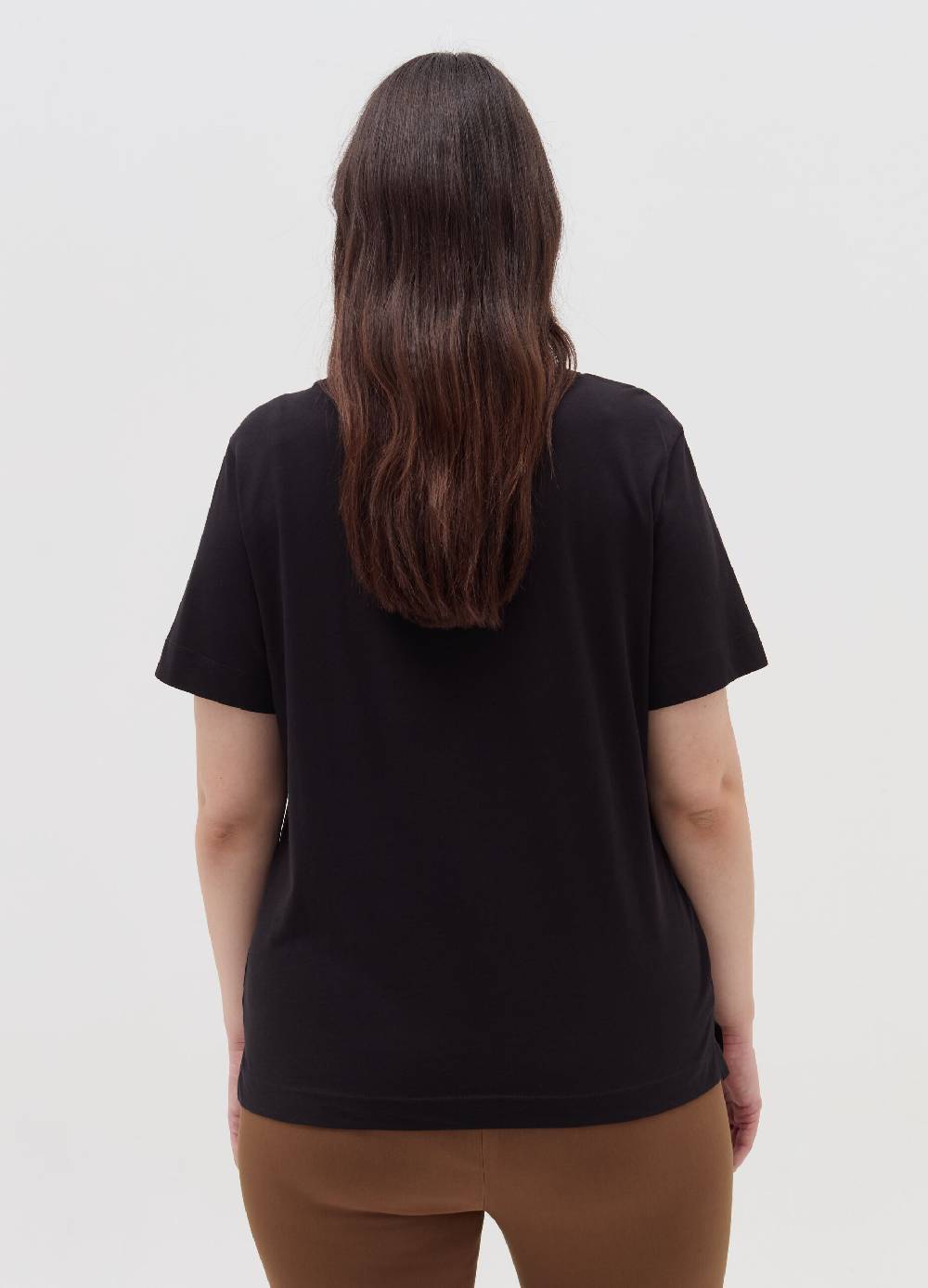 MYA T-shirt in cotone con stampa Curvy Italy