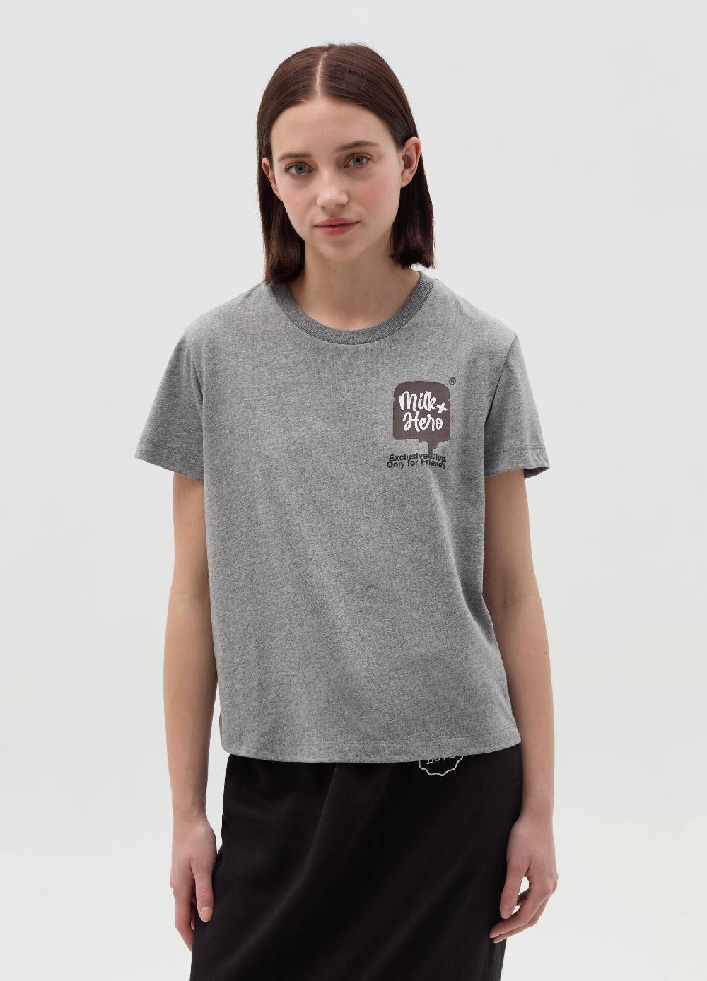 MILK+HERO T-shirt girocollo in cotone Consegna Veloce