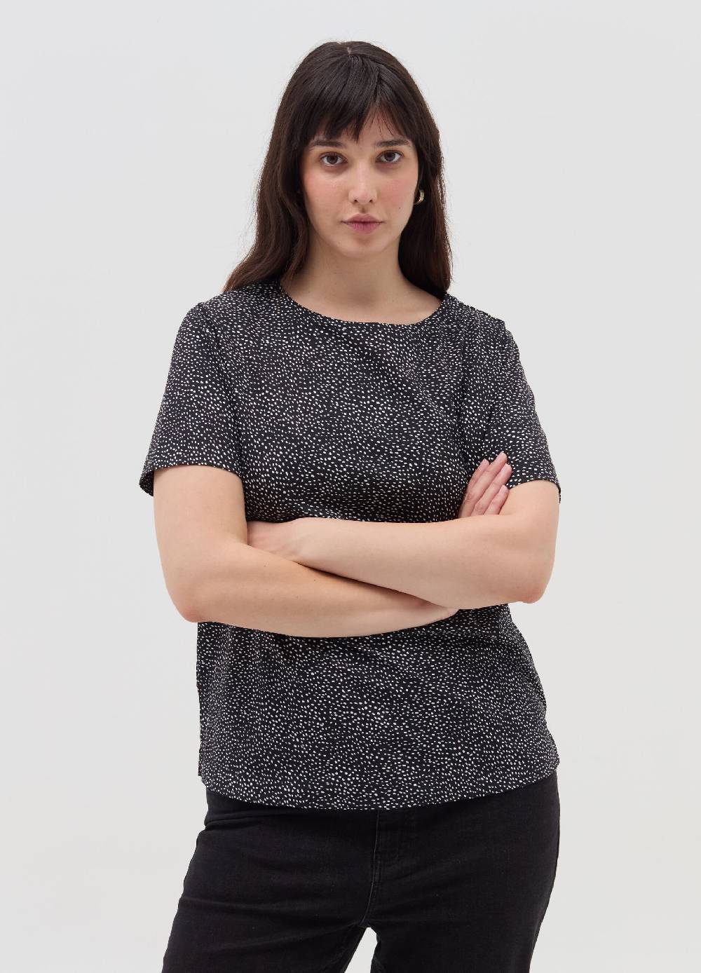 MYA T-shirt con stampa all-over Curvy Affare Del Giorno