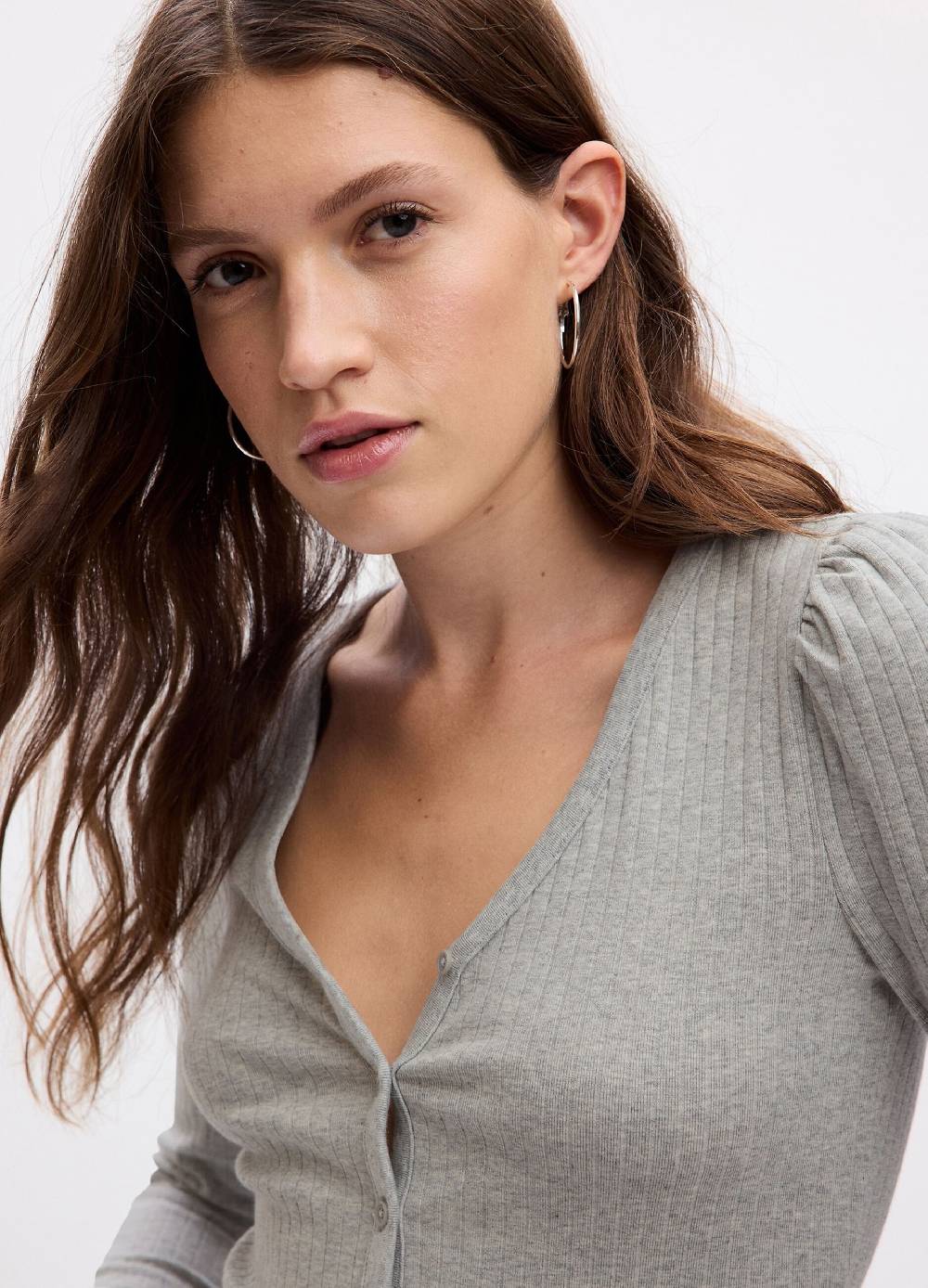 GAP T-shirt a coste con maniche lunghe a sbuffo Prezzo Ridotto