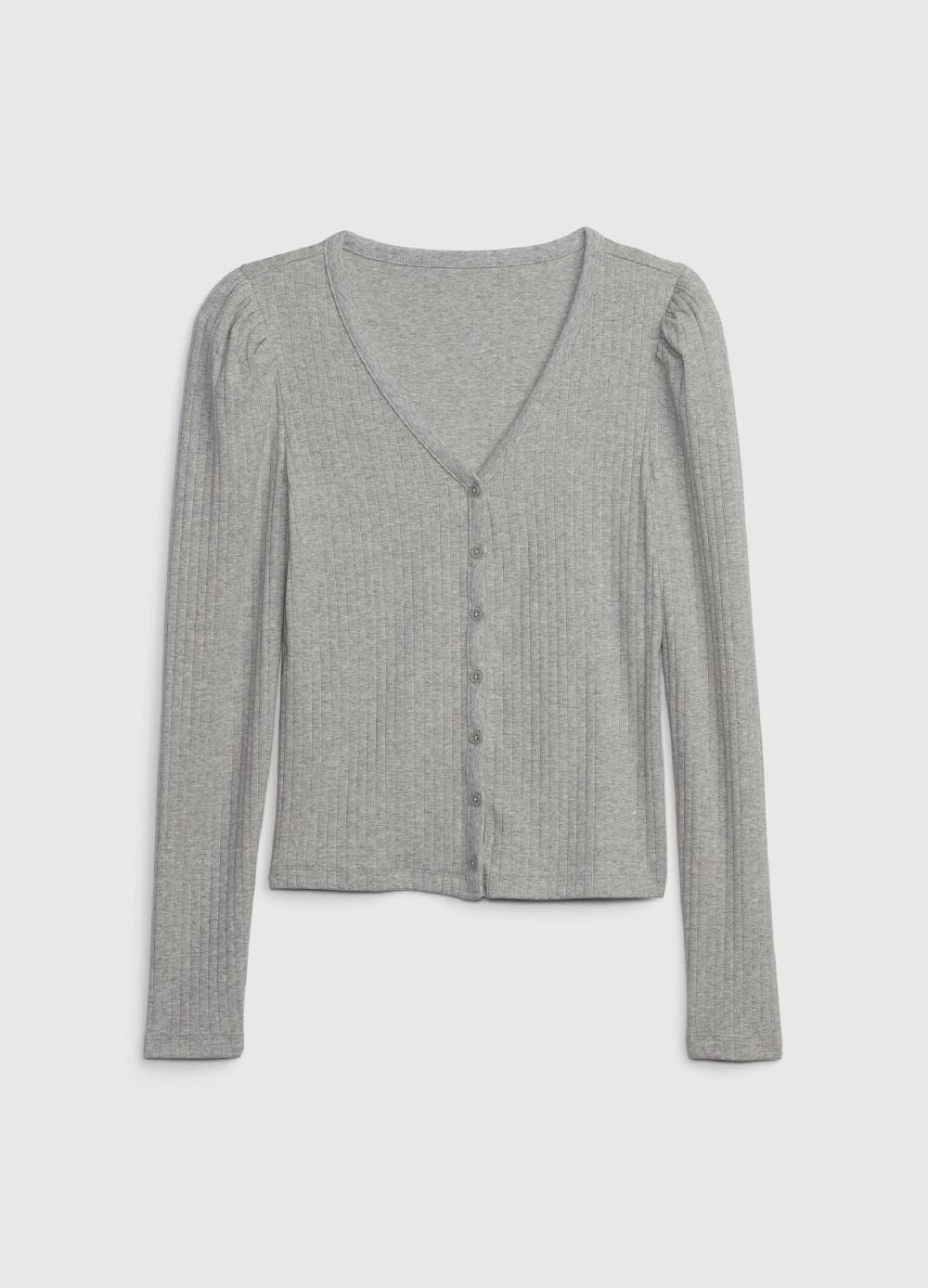 GAP T-shirt a coste con maniche lunghe a sbuffo Prezzo Ridotto