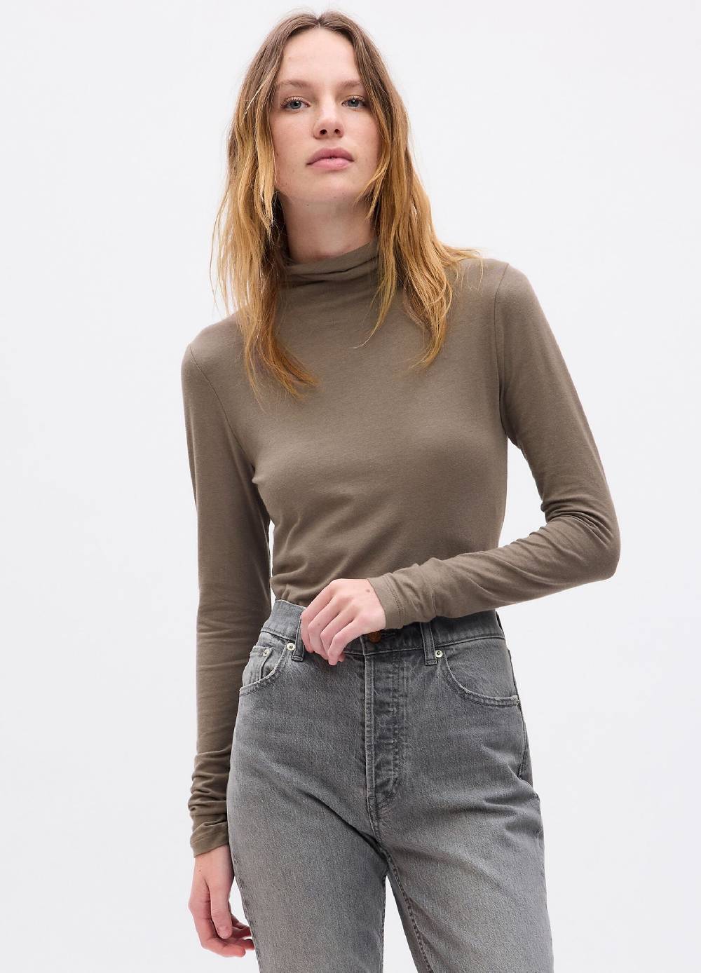 GAP T-shirt a collo alto con maniche lunghe Online