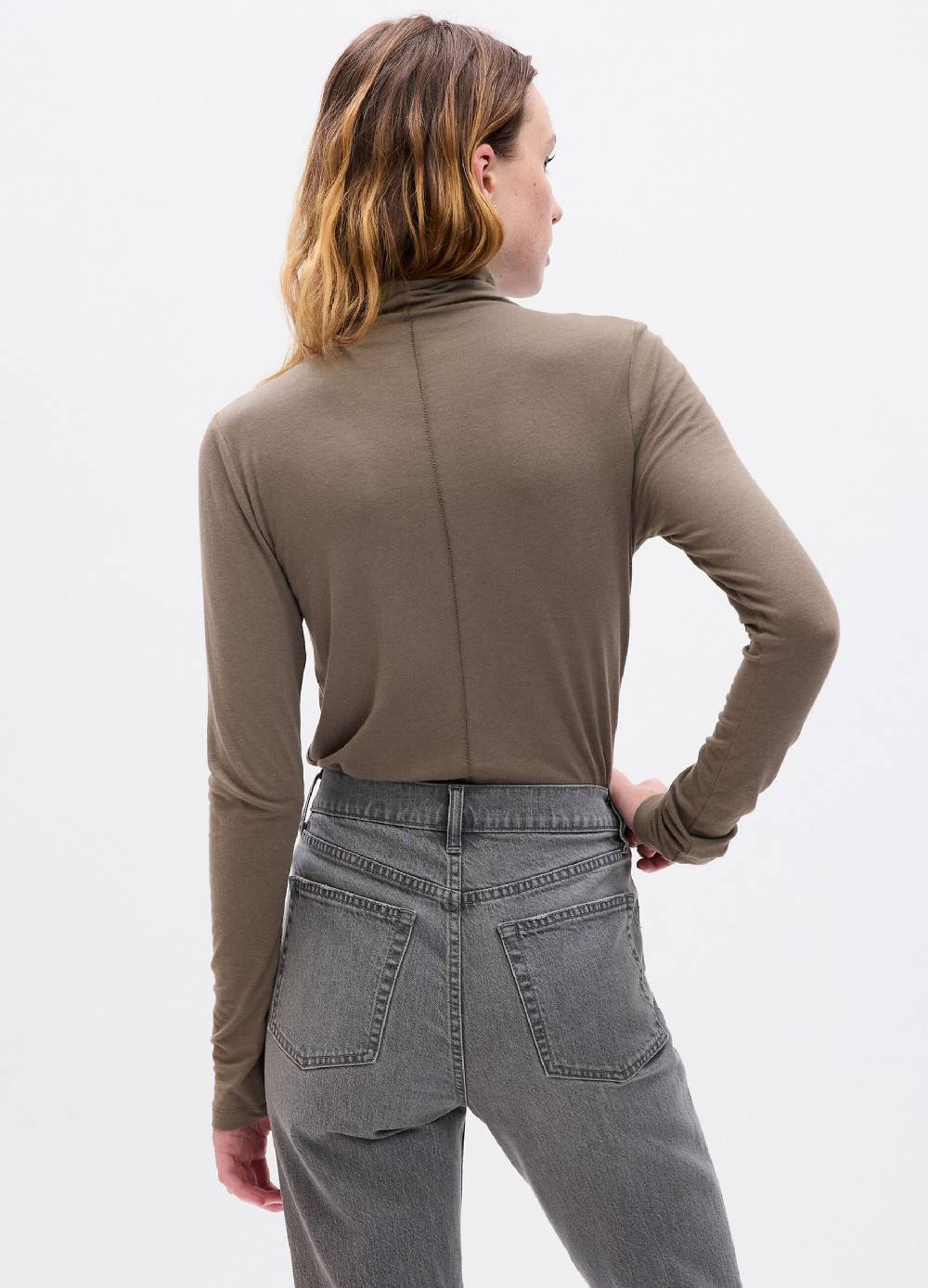 GAP T-shirt a collo alto con maniche lunghe Online