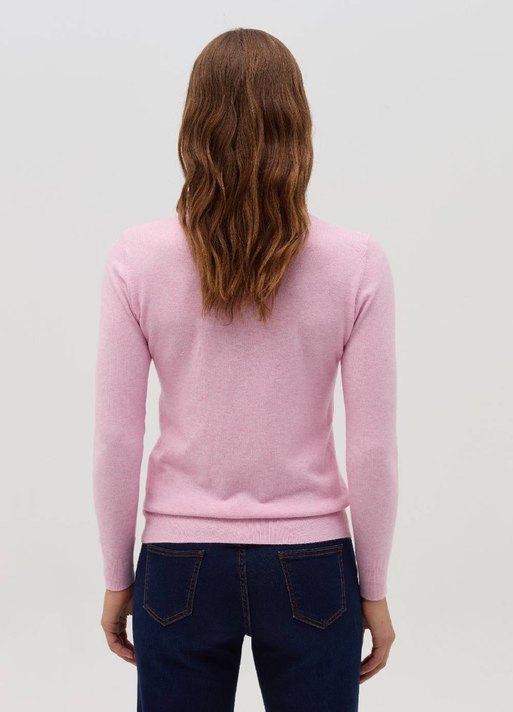 HYBRID Pullover girocollo con piccolo risvolto Italy