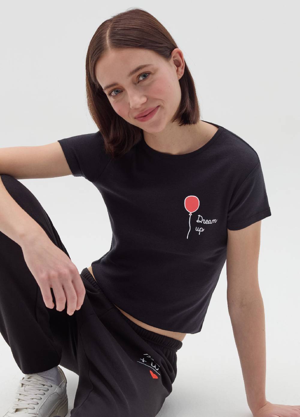 MILK+HERO T-shirt girocollo con stampa Affare Del Giorno