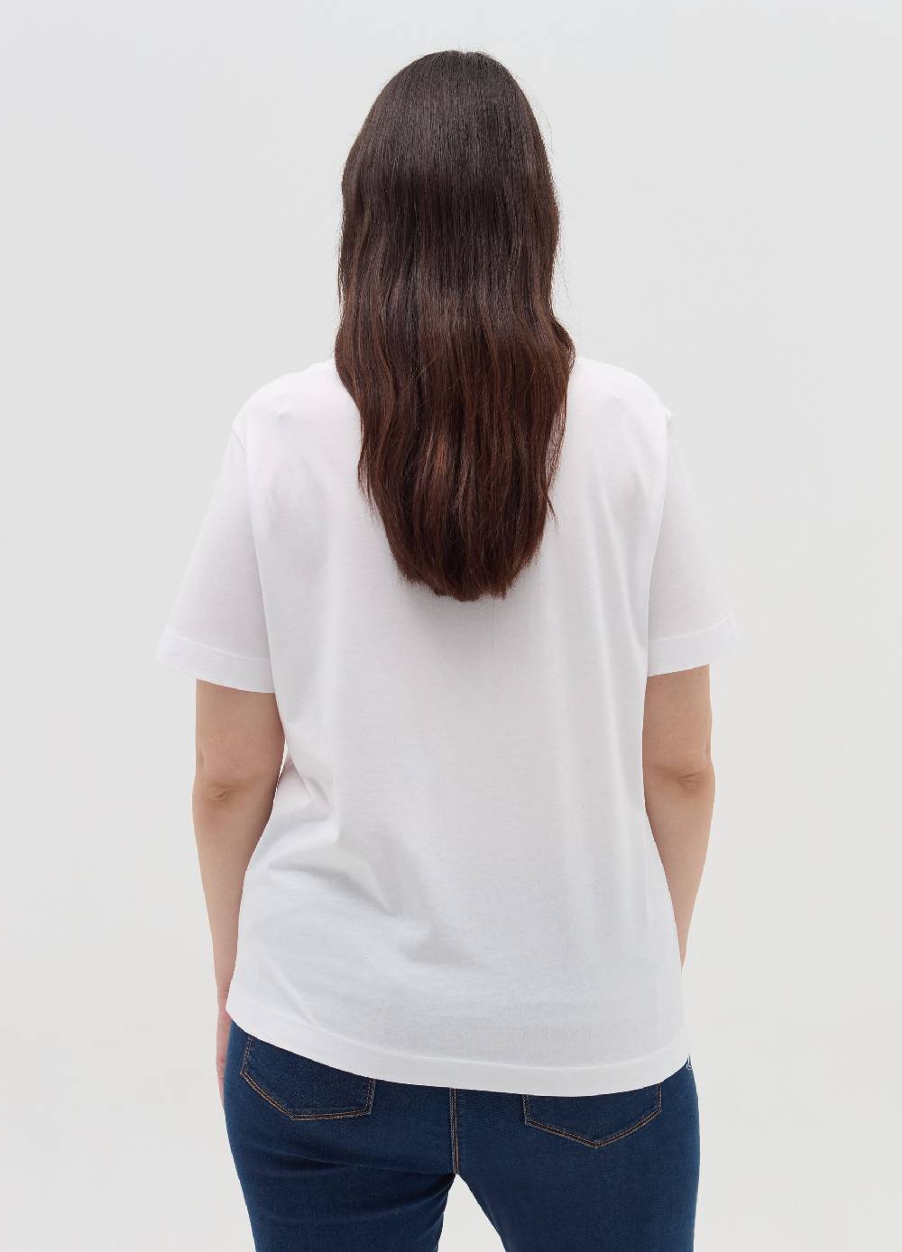MYA T-shirt con ricamo lurex Curvy Economico