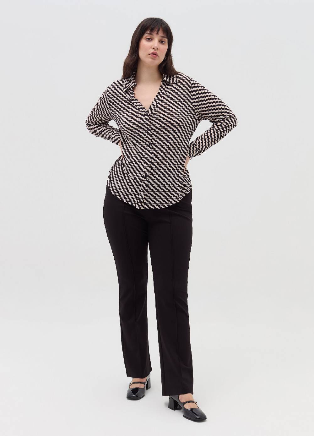 MYA Camicia fantasia optical Curvy Negozio