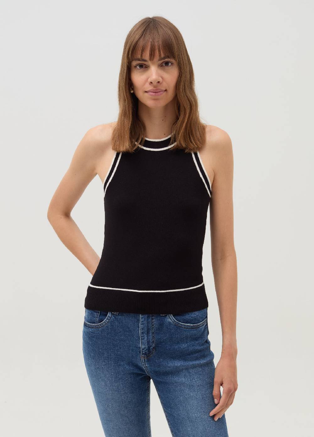 OVS Tank top con bordi a contrasto Fino al 55% di sconto