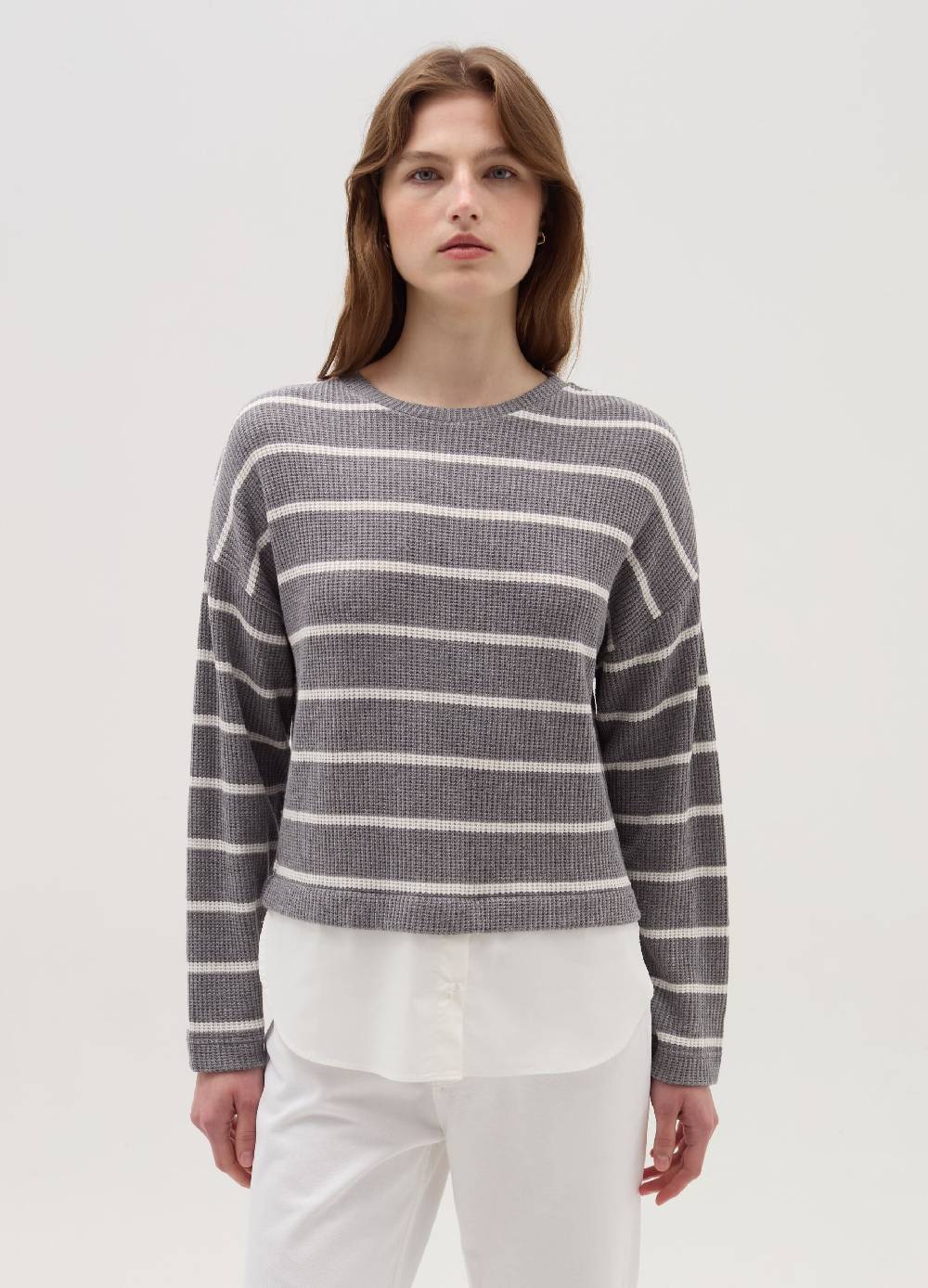 OVS T-shirt maniche lunghe con micro trama waffle Enormi sconti
