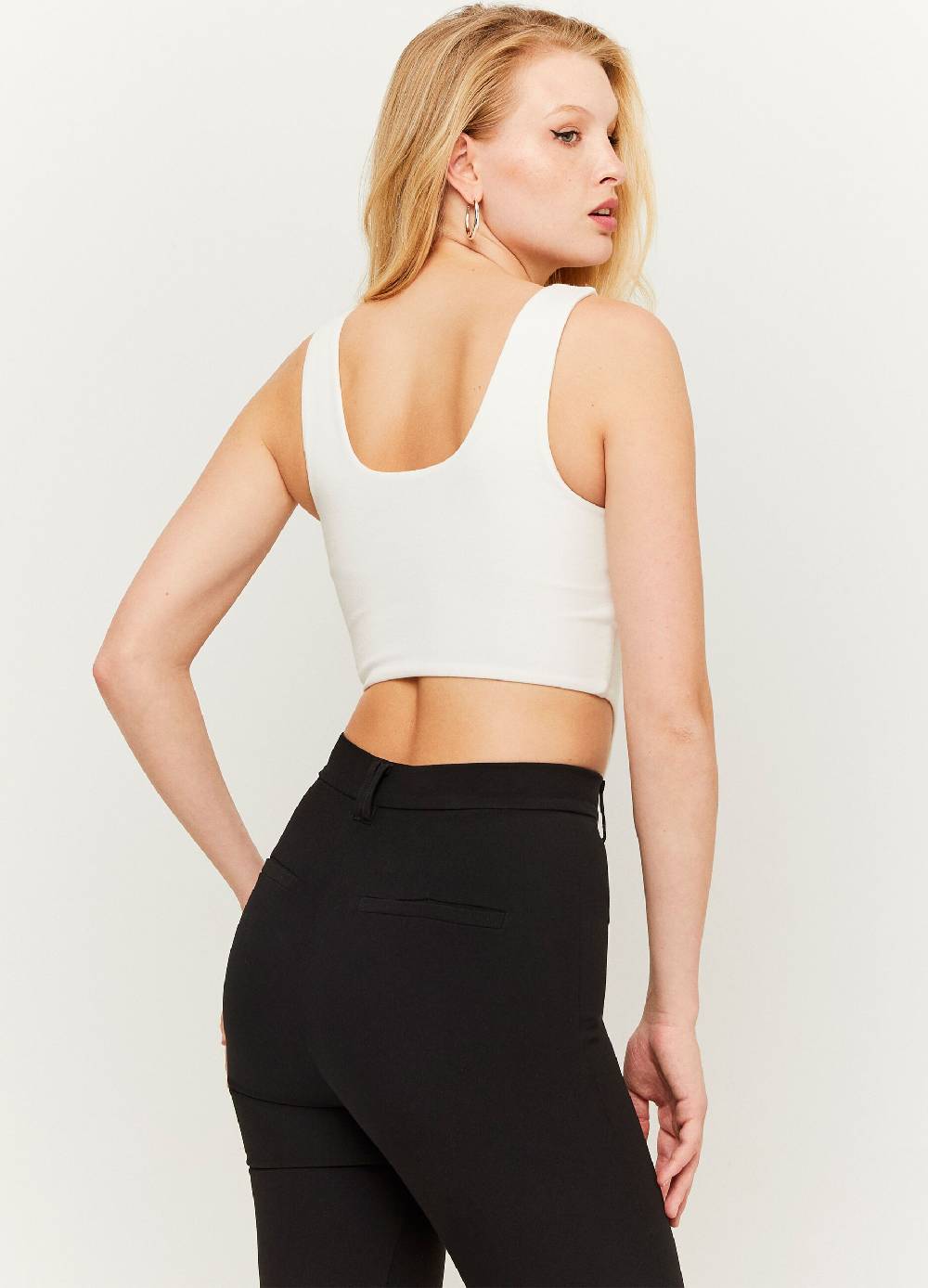 TALLY WEIJL Crop top a corsetto con lacci incrociati In Linea