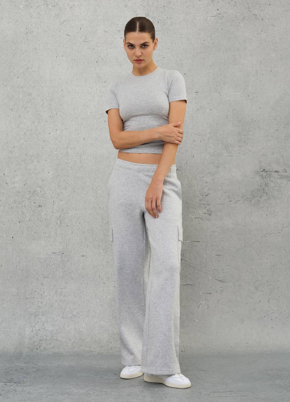 UTOPJA Perfect T-shirt Grey Melange Vendita