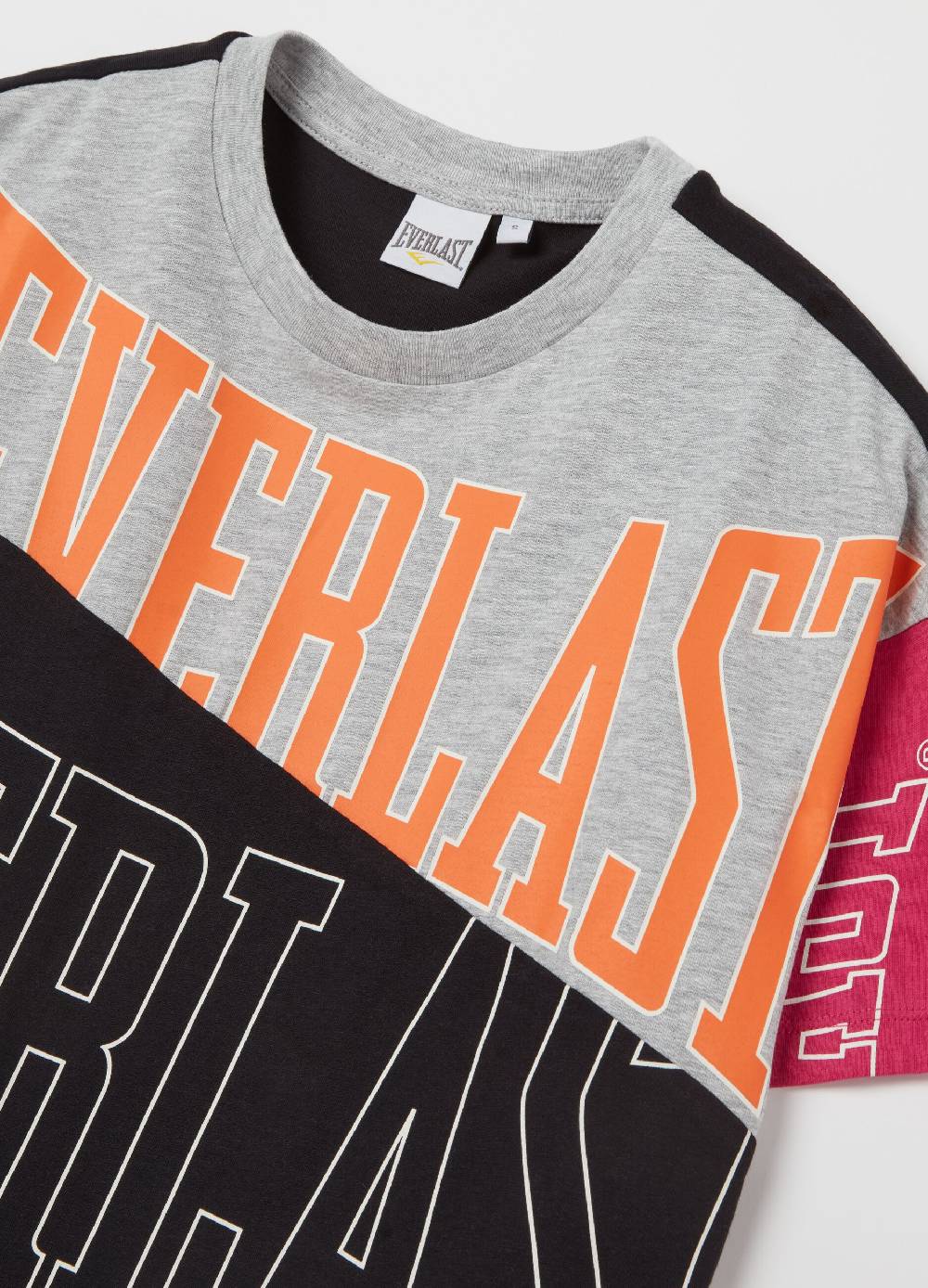 EVERLAST T-shirt color-block con stampa logo Soddisfazione Garantita
