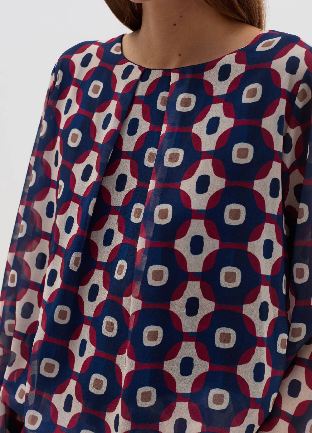 HYBRID Blusa con stampa geometrica Qualità Garantita