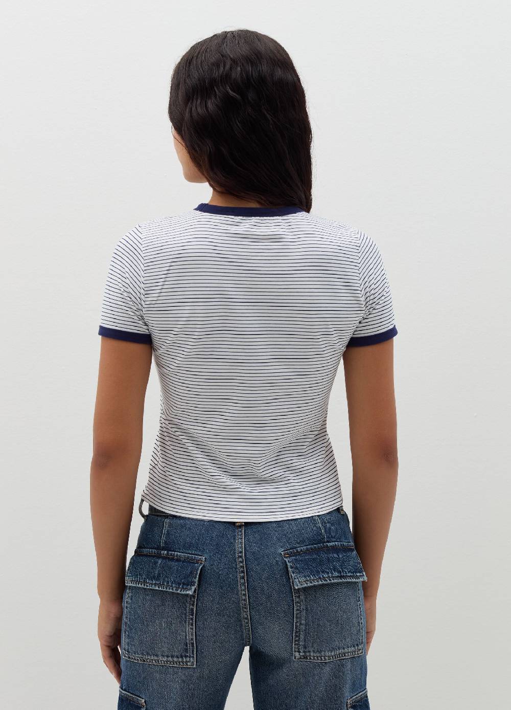 B. ANGEL T-shirt con profili a contrasto e stampa Sottocosto