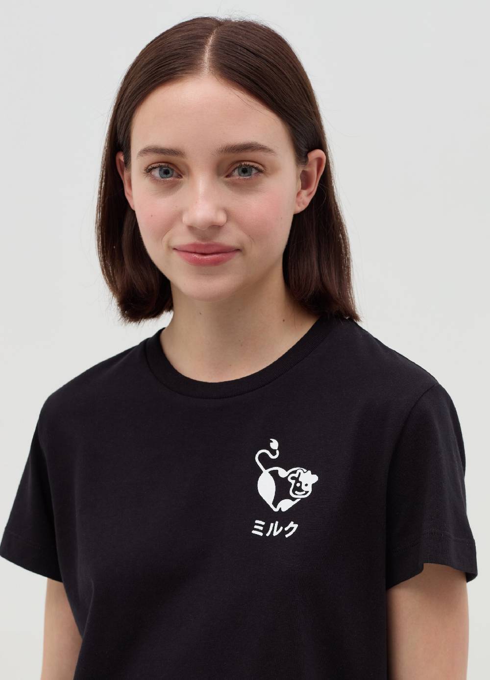 MILK+HERO T-shirt girocollo in cotone Presa