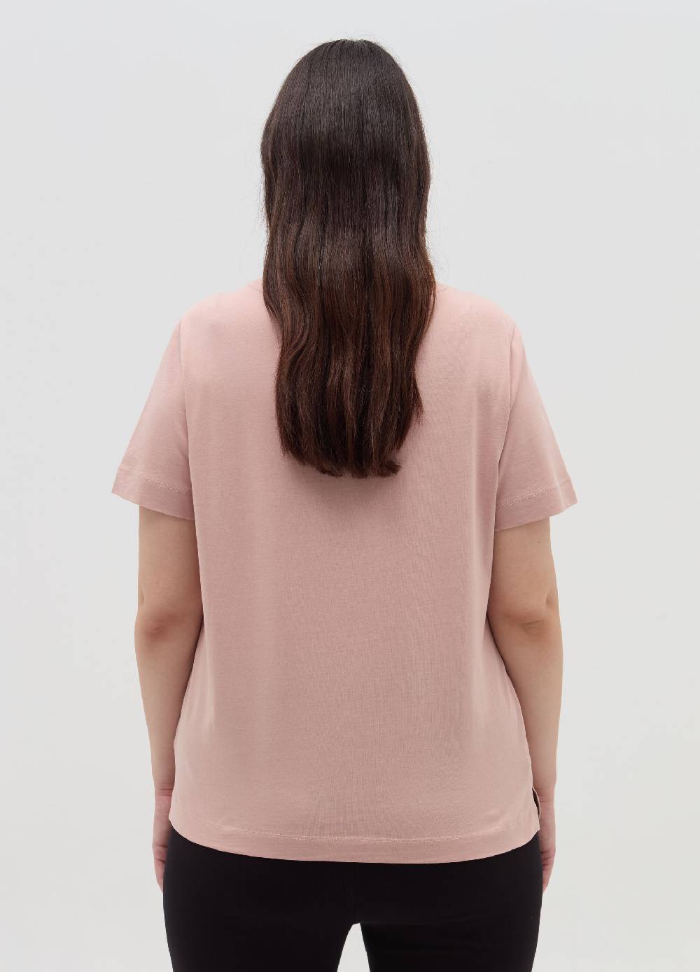 MYA T-shirt in cotone con stampa Curvy Saldi Di Fabbrica