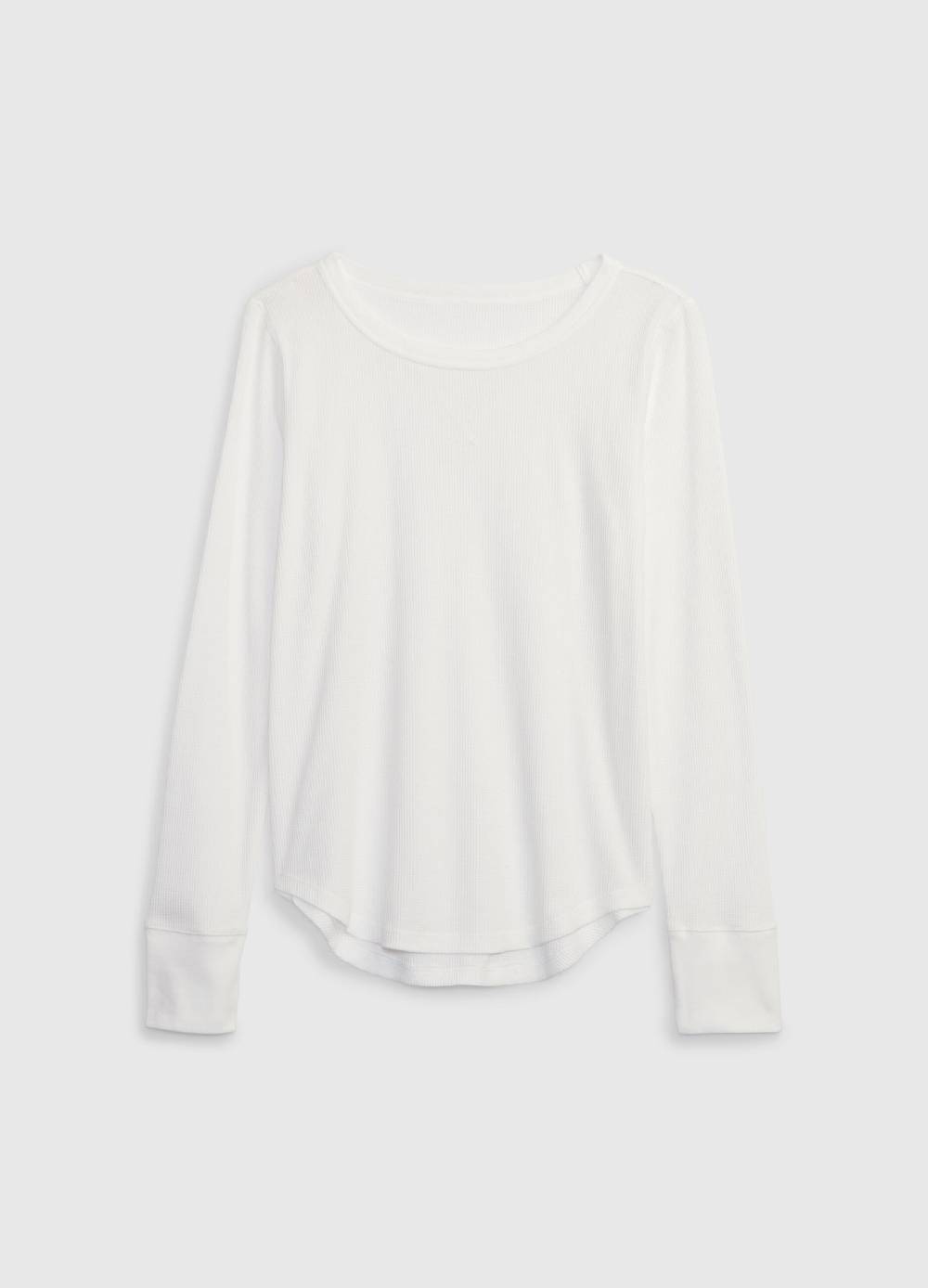 GAP T-shirt con micro trama waffle a maniche lunghe In Saldo