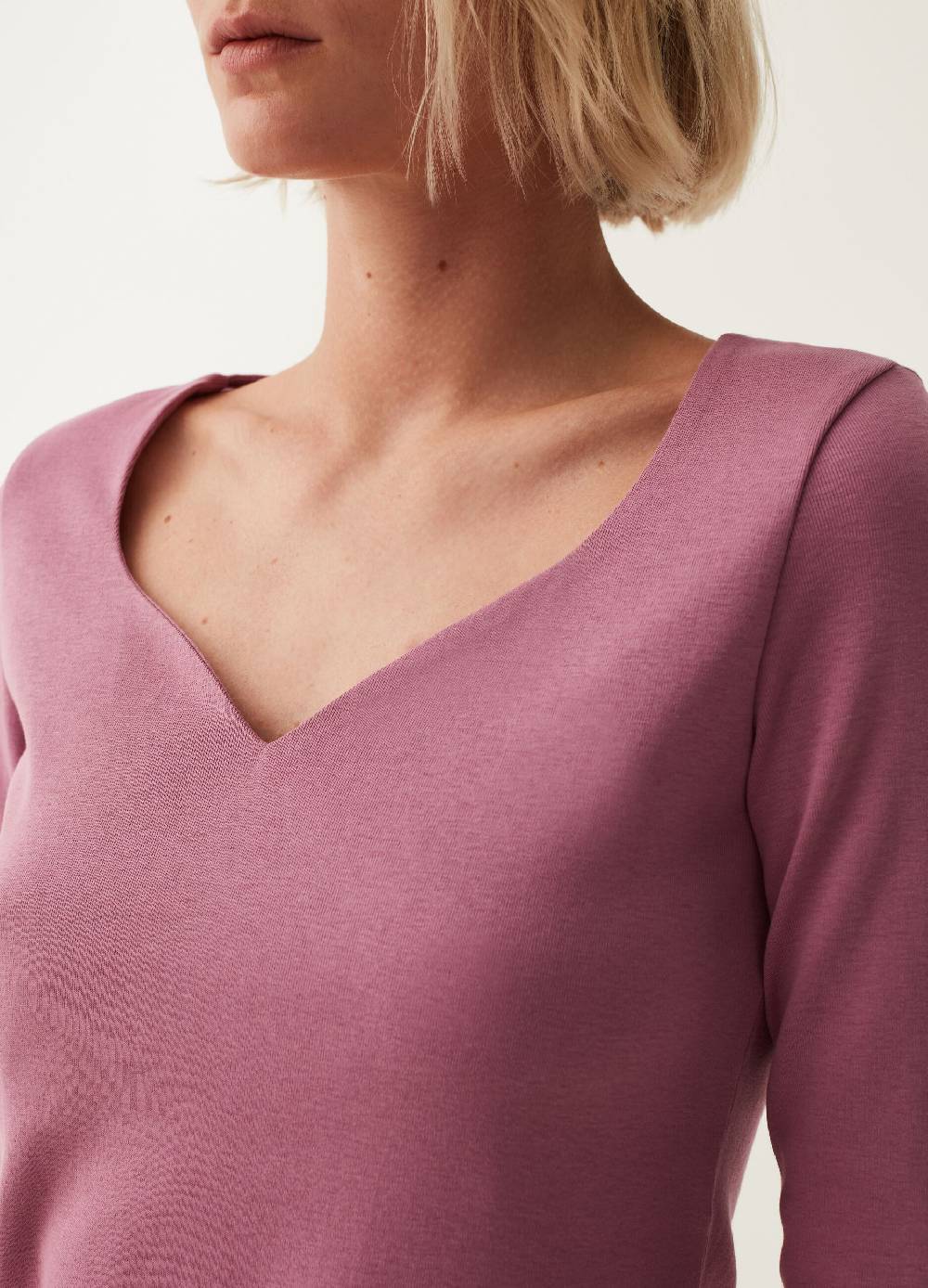 OVS T-shirt a maniche lunghe con scollo a cuore Moda