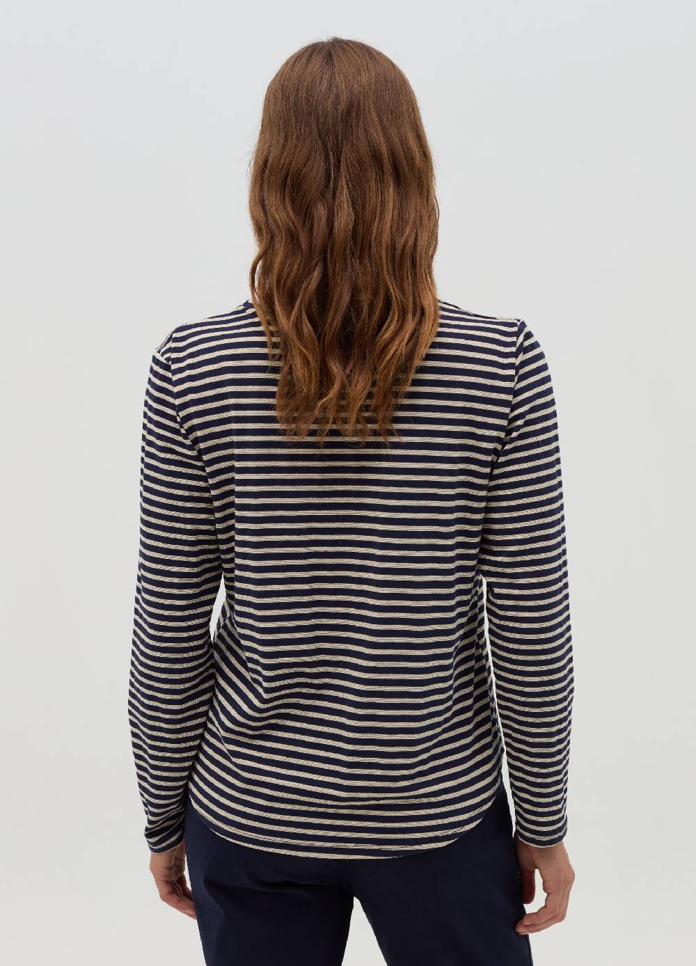 HYBRID T-shirt a righe in lurex con maniche lunghe Spedizione gratuita
