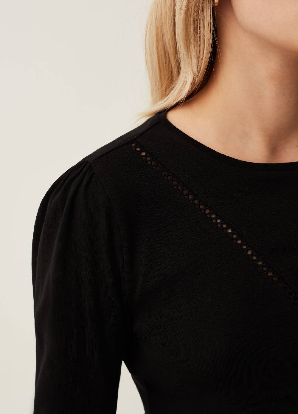OVS T-shirt con dettaglio traforato Prezzo di fabbrica