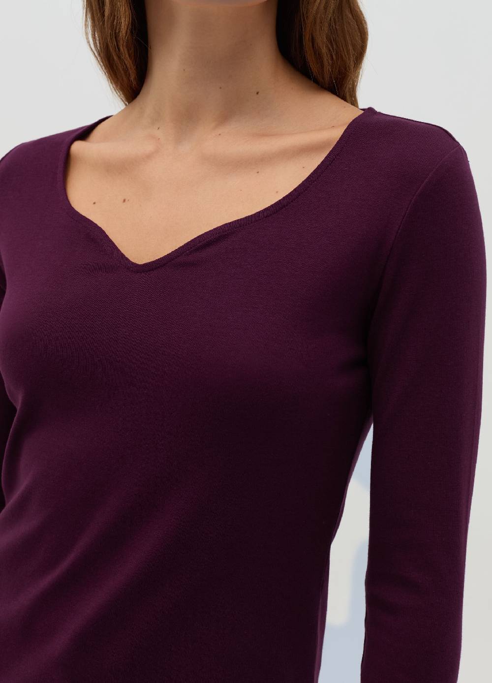 OVS T-shirt a maniche lunghe con scollo a cuore Black Friday