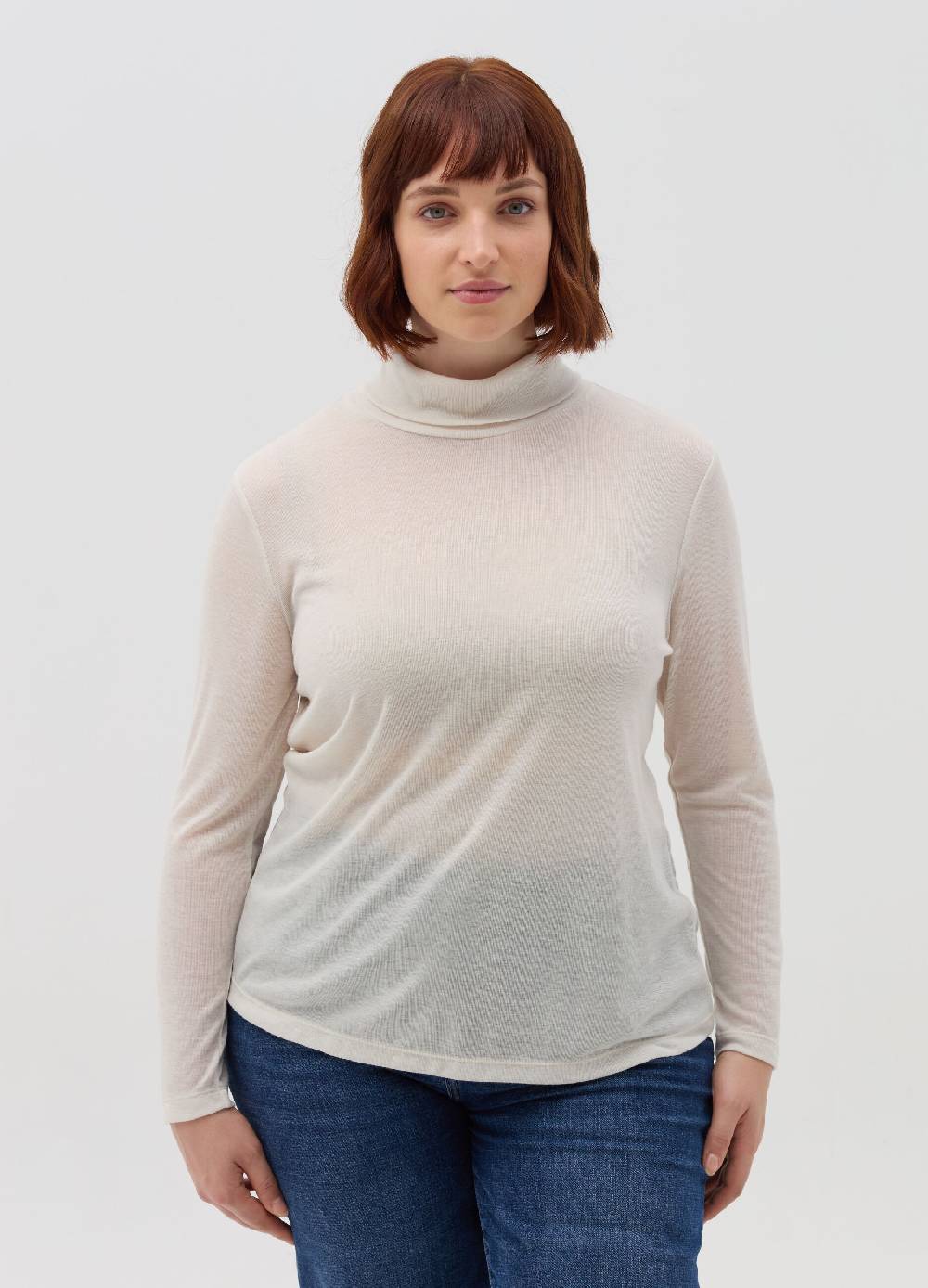 MYA Maglia maniche lunghe a collo alto Curvy Offerte stagionali