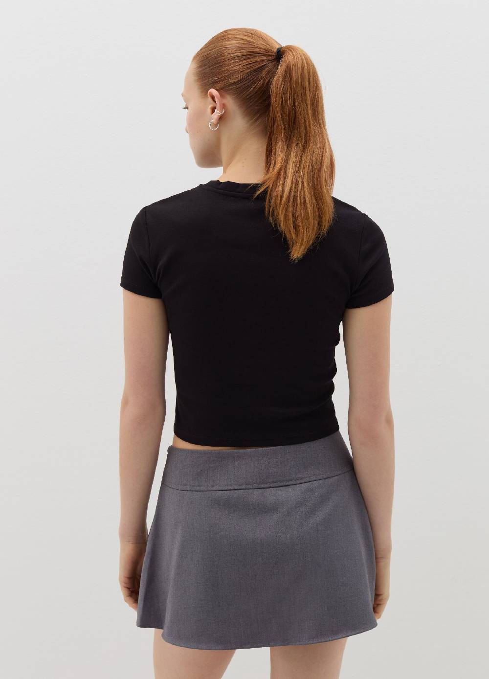 B. ANGEL T-shirt in cotone stretch con stampa Liquidazione