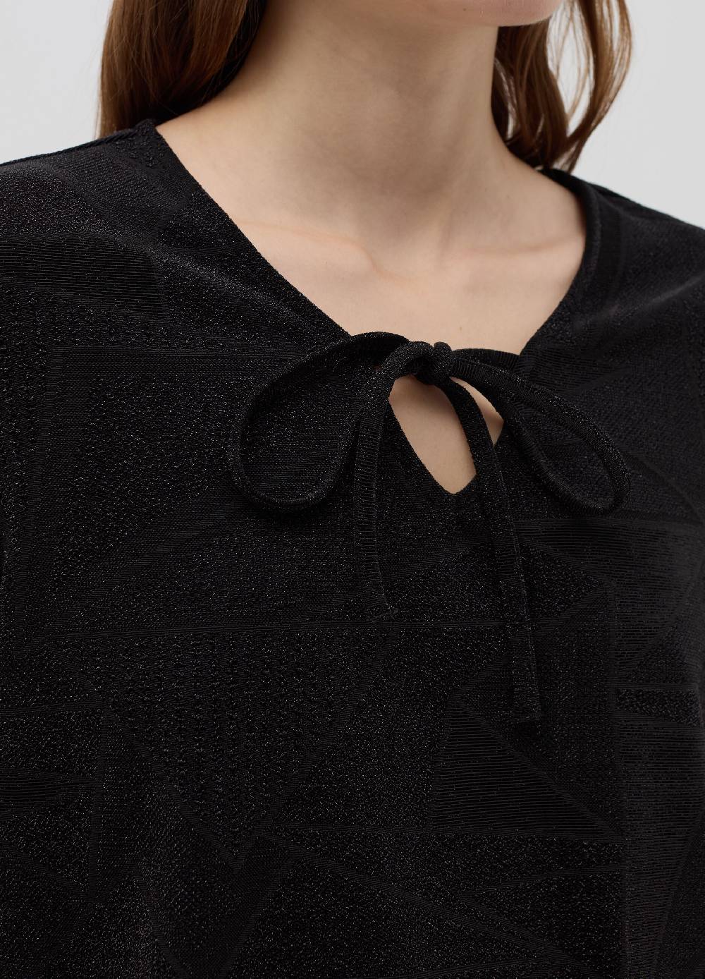 OVS T-shirt in lurex a maniche lunghe Sconti VIP