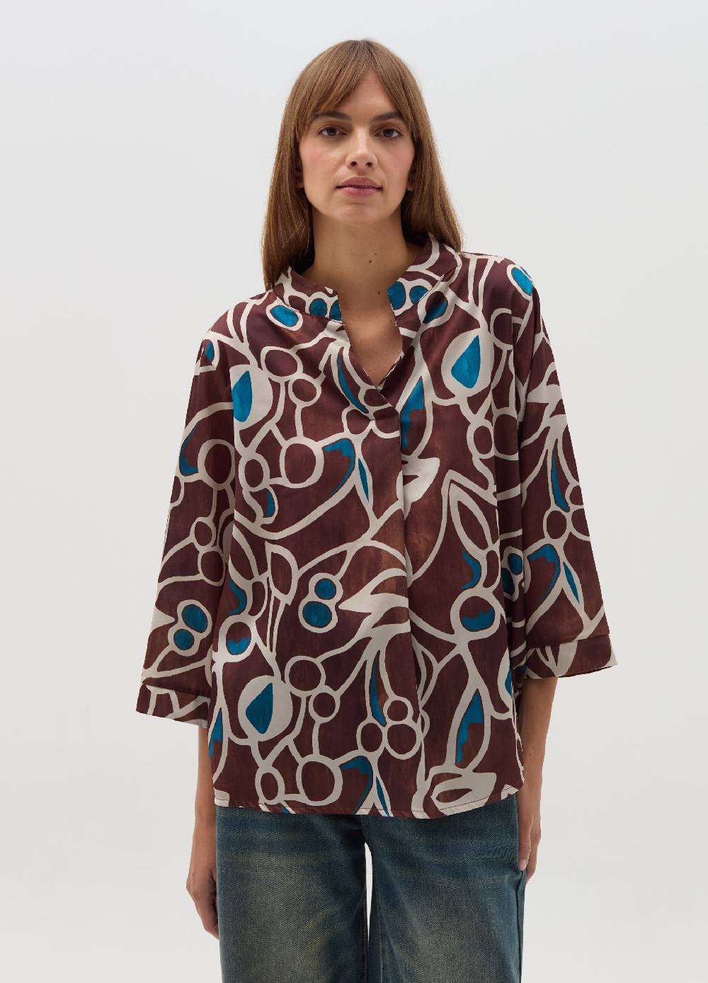 HYBRID Blusa con stampa fantasia Super Saving Price