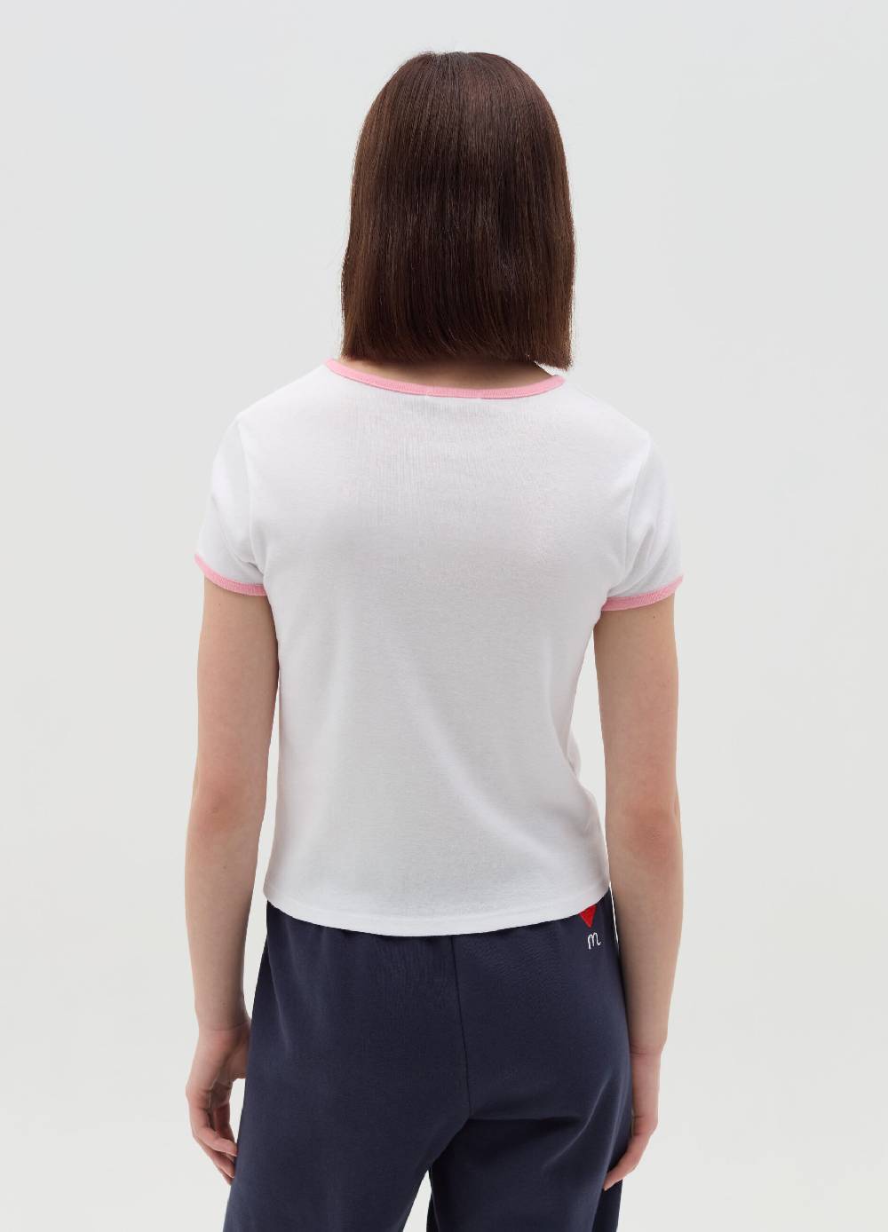 MILK+HERO T-shirt girocollo con stampa Sostegno trimestrale