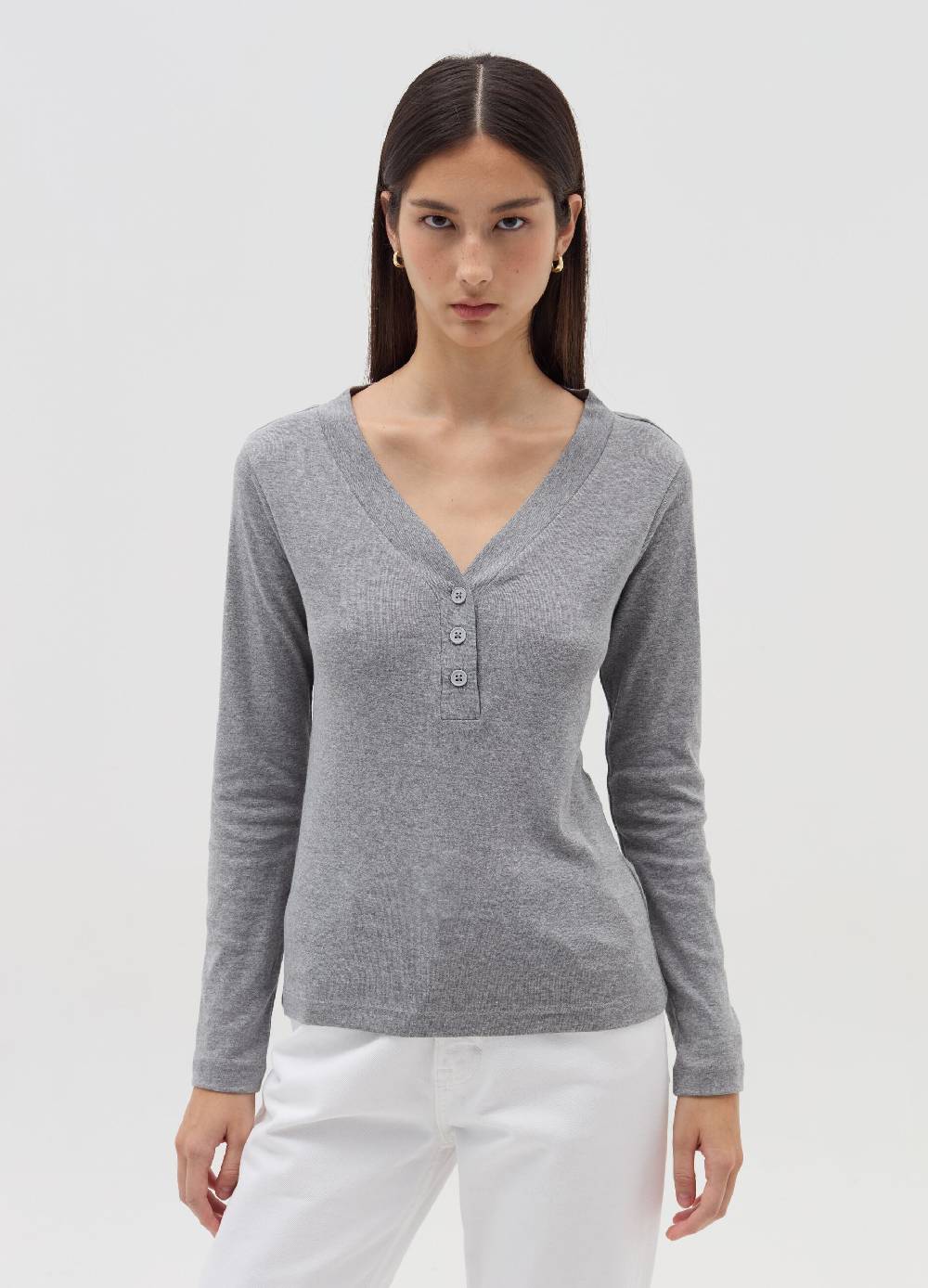OVS T-shirt maniche lunghe scollo serafino Super sconto