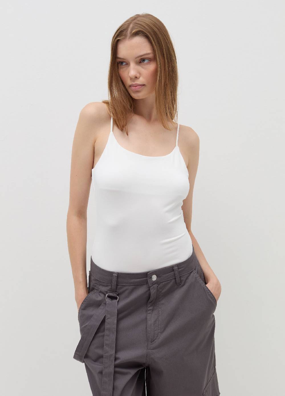 B. ANGEL Body con spalline sottili Trasporto libero internazionale