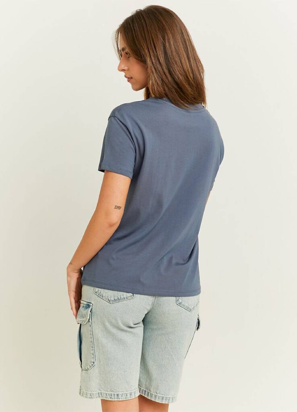 TALLY WEIJL T-shirt in cotone con stampa Officina