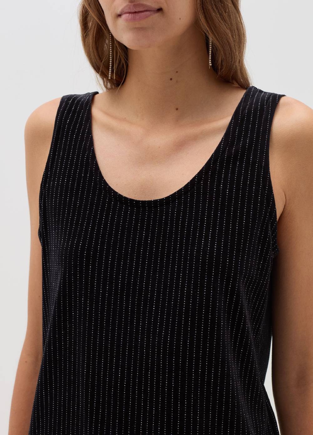 OVS Tank top in velluto con fil coupe in lurex Duty-free