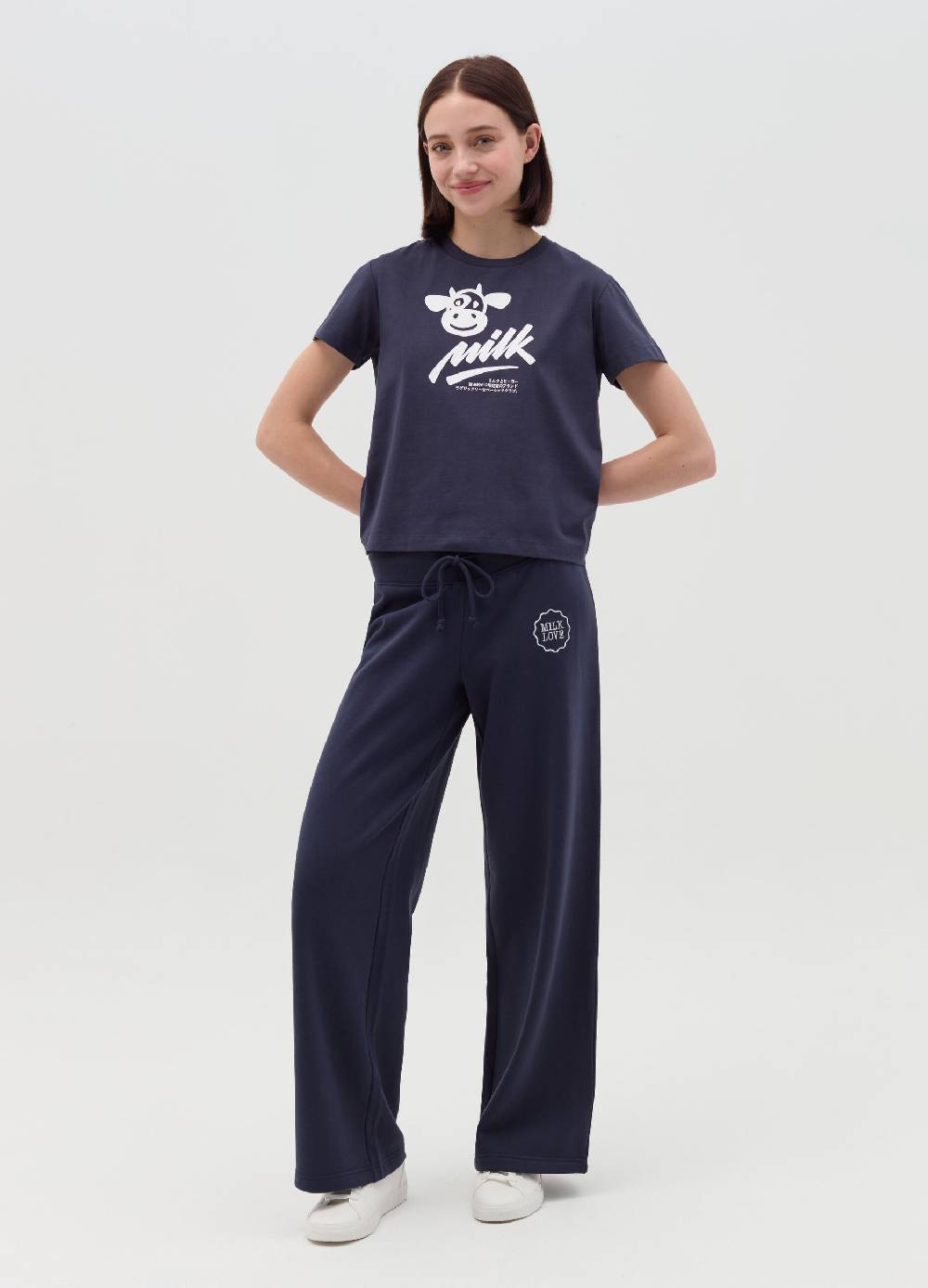 MILK+HERO T-shirt in cotone con stampa Prezzo Ridotto
