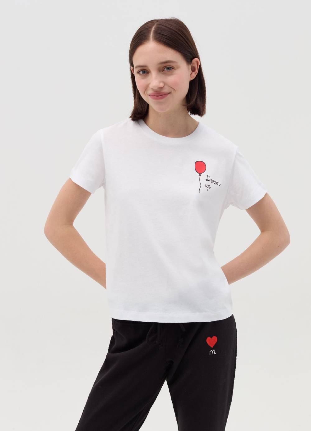 MILK+HERO T-shirt girocollo in cotone Offerta