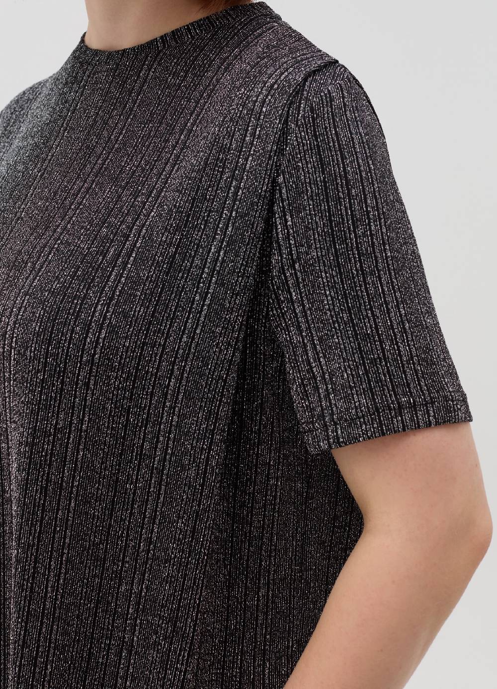 MYA T-shirt in lurex Curvy Saldi Di Fabbrica